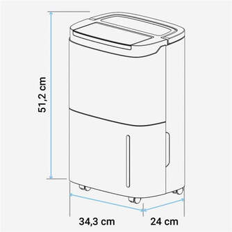 DESHUMI U.BLUE GRAZALEMA 3020 20L/D 5L FILT.CABNO