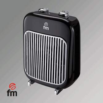 CALEFACT. FM TR-2000 2000W IP21 NEGRO