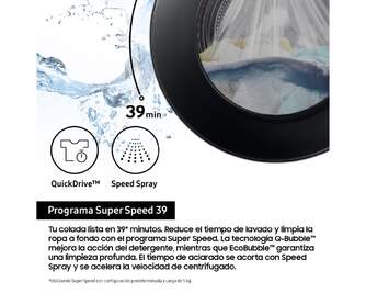 LVD. SAMSUNG WW10FG6U34LKU3 10K 1400R SMART