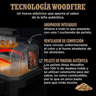 BARBACOA NINJA OG850EU PARRILLA FRE.AIRE AHUMA EX