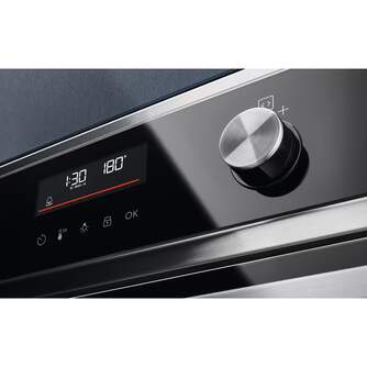 HORNO ELECTROLUX EOF6P46VX0 72L PIRO INOX/NEGRO