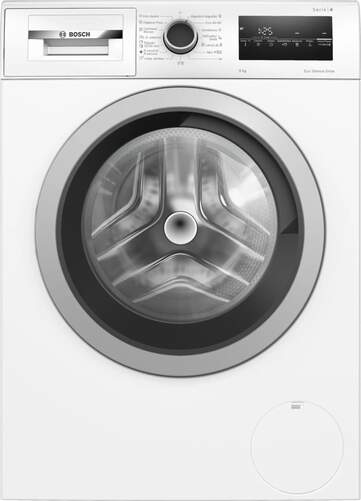 Lavadora Bosch WAN28201EP - 9 kg, 1400 rpm, Clase A, 11 programas, 72 dB, Blanca