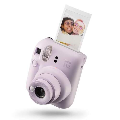 Cámara Fujifilm Instax Mini 12 Morado - Incluye 10 films y bolsa