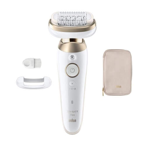 Depiladora Braun SES9-031 Silk-&eacute;pil Flex Wet & Dry - Resistente al agua, 40 pinzas MicroGrip