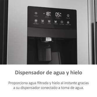 FRI. HAIER HSR5918DIMP 177x91x66 NF INOX DISP