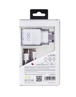 CARGADOR DCU 1XUSB A   CABLE LIGHTNING 1M