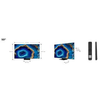 TV TCL 50%%%quot; 50C805 UHD MINILED QLED GOOGLETV 144HZ