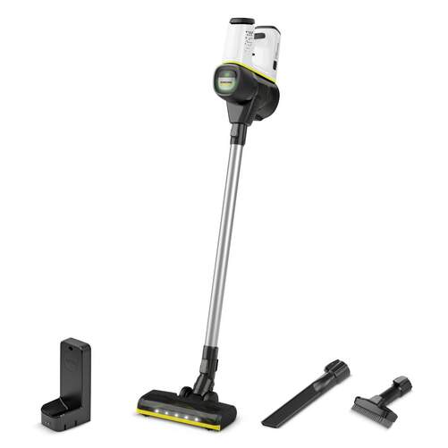 Aspiradora de escoba Karcher VC6 - Multiciclónico, 25&#39;2 V, Litio, 79 dB, Blanco