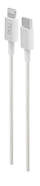 Cable DCU Lightning a USB-C - 1 metro, blanco