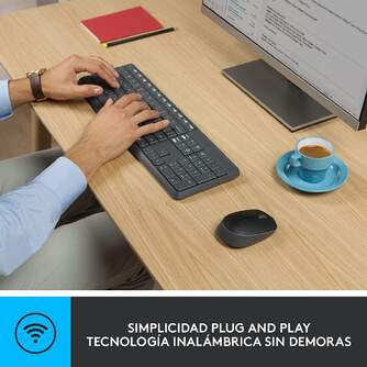 TECLADO RATON LOGITECH MK235 CORDLESS USB
