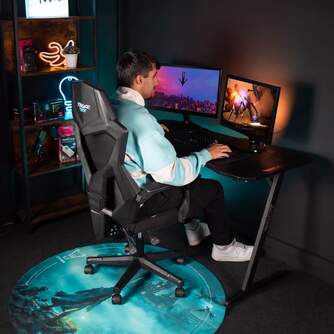 SILLA GAMING WOXTER STATION SENSE NEGRA