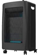 Estufa de gas Taurus Tropicano Compact Blue - 4200 W, Llama Azul, Negro