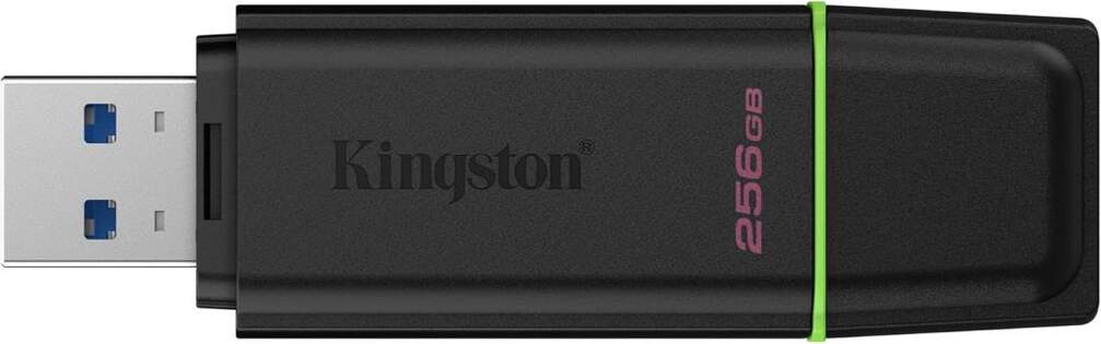 Memoria USB Kingston 256 GB - USB 3.2 Exodia Negro/Verde