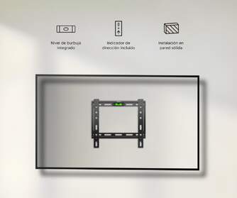 SOPORTE TV FIJO GENIUM GSPF43 45KG 13-43