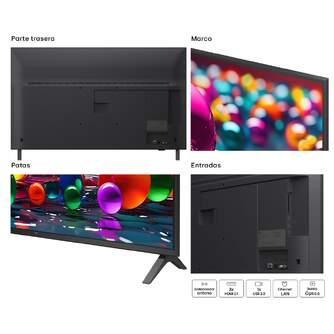 TV LG 43%%%quot; 43UA75006LA UHD ALFA7 WEBOS25 HDR10/HLG