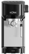 Cafetera Solac CE4511  Express - 1300 W, 20 Bar, 1,4 L, Negro, Inox