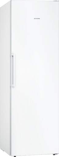 Congelador vertical Siemens GS36NVWEV - Clase E, 186 x 60 cm, 242 litros, No Frost, Blanco