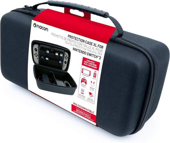 Estuche para Nintendo Switch 2 Nacon - Color Negro, tamaño XL