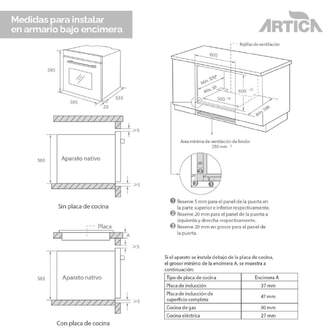 HORNO ARTICA AHB7008X MF 70L GT DISPLAY ME