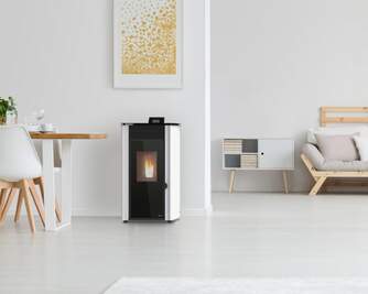 ESTUFA A PELLET RED POD FIRST 8KW WHITE
