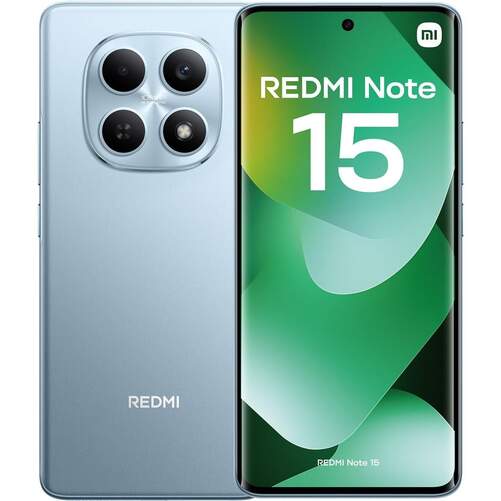 Xiaomi Redmi Note 15 6/128 GB Azul - 6,77", Helio G100 Ultra, 6000 mAh, Triple c&aacute;mara 108 MP