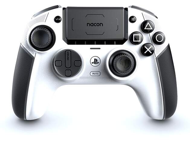 Mando Nacon Revolution para PlayStation 5 con licencia - Blanco, 10h aut., bluetooth 5.2 o cable