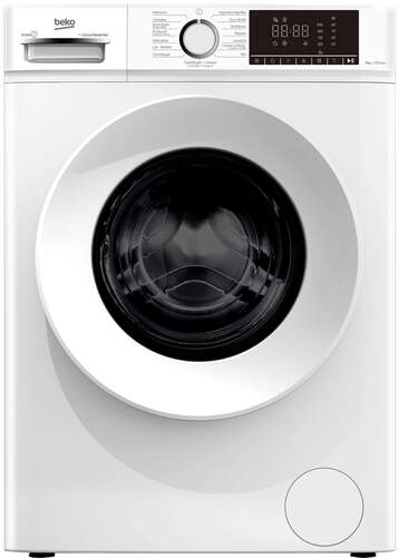 LAvadora Beko B1XW752WSPT - 7 kg, Clase B, 1200 rpm, 15 programas, Blanca