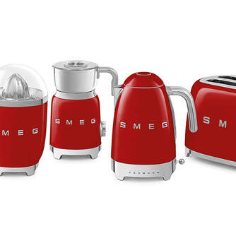 HERVIDOR SMEG KLF04RDEU 1,7L 2400W ROJO