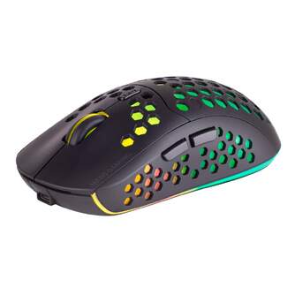 RATON MARS GAMING WIRELESS RGB MMW3 NEGRO