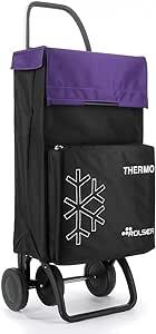 CARRO-COMPRA ROLSER TER060 TERMO MF4 NEGRO/MALVA