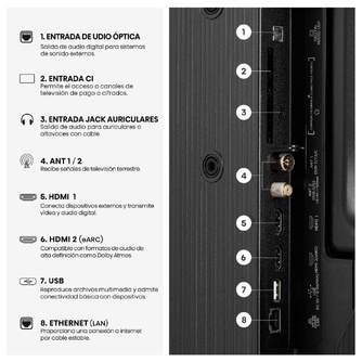 TV HISENSE 32%%%quot; 32A4S HD SMART TV DOLBY AUDIO