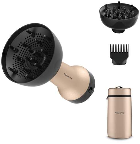 Secador Rowenta CV7D360 3 en 1 - Especial cabello rizado, difusor de copa, función iónica
