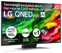 TV LG 50" QNED MiniLED 50QNED87A6D - 4K Ultra HD, WebOS 25, Dolby Digital 20 W, HDR10