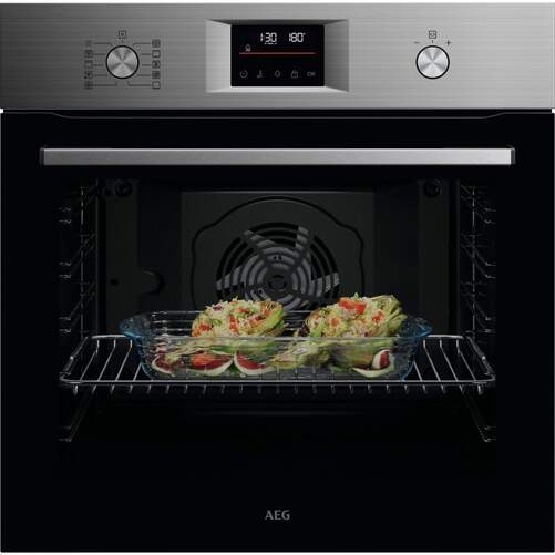 Horno Pirol&iacute;tico AEG GU5PB43FSM - Clase A++, 72 L, Gu&iacute;a Telesc&oacute;pica, Inox
