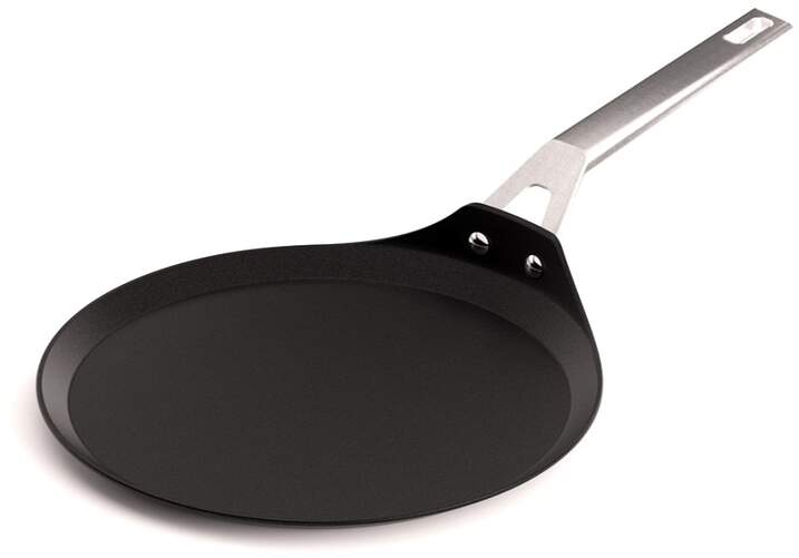 Sartén Crepera Valira Aire 4647/25 - 28 cm, Inox, Negro, Inox