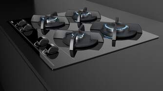 ENCIM. TEKA GBC64000KB 4 NAT 112580006 CRISTAL GAS