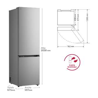 FRICOM. LG GBBS524DPY 203x60 INOX