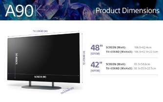 TV SONY 48%%%quot; XR48A90K UHD OLED ANDROID XR