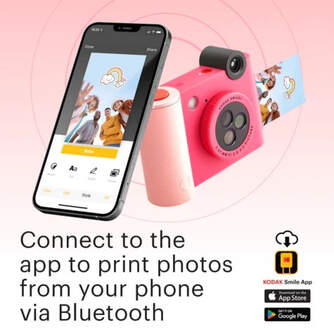 CAMARA KODAK SMILE  FUCSIA   PAPEL 20H