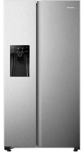 Frigorífico Americano Hisense RS650N4AC2 - E, 178x91cm, 489L, Dispensador, MultiAirFlow, NoFrost