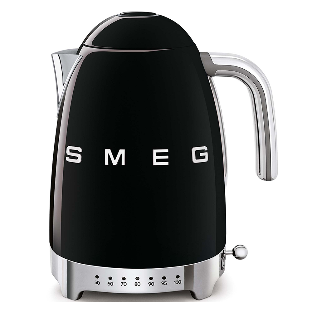 Hervidor Smeg KLF04BLEU Negro - 2400W, 1.7 Litros