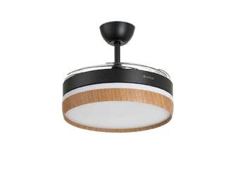 VENTILADOR TECHO RET ARTICA AVTECHR72NM NGR MD 72W