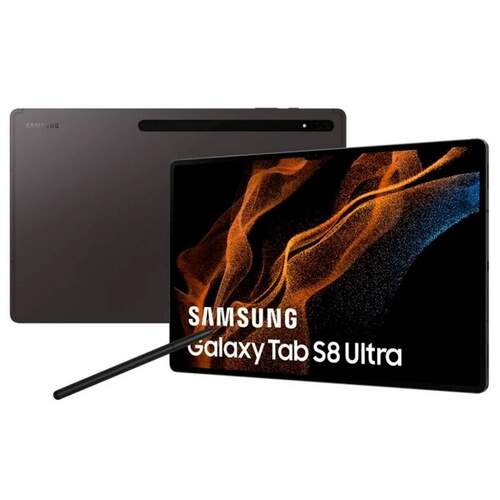 Samsung Galaxy Tab S8 Ultra 8/128GB Negra - 14.6", 2.99GHz, 13+6Mpx, GPS, 11200mAh, S-Pen
