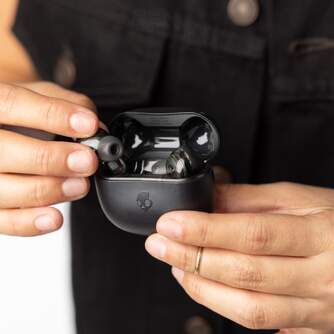 AURICULARES SKULLCANDY RAIL ANC NEGROS  