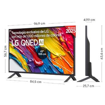 TV LG 43%%%quot; 43QNED82A6B UHD QNED ALFA7 WEOS25