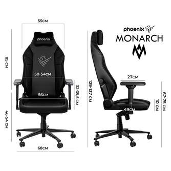SILLA GAMING PHOENIX MONARCH CUERO TALLA R