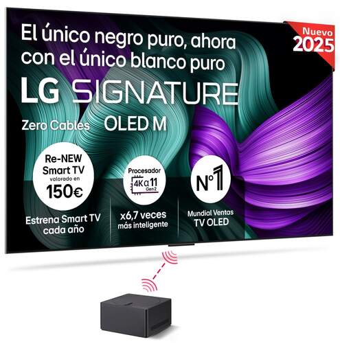 TV LG 97" OLED Evo 97M59LA - 4K Ultra HD, Alfa11, Zero Connect, 144 Hz, 60 W RMS, HDR+
