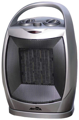Calefactor Artica ACER1500 - 1500W, Material Cerámico, Programable 8h, Plata