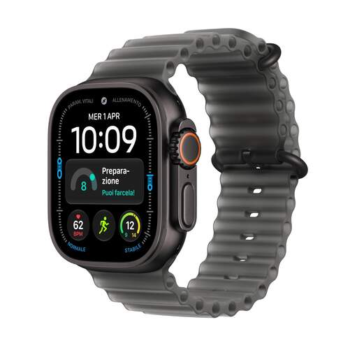 Apple Watch Ultra 4 GPS+Cellular - 49mm, 45h autonom&iacute;a, Bluetooth 5.3, talla S/M, negro/silicona