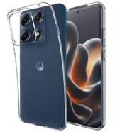 Funda JiC para Motorola Edge 70 Pro - Transparente, TPU resistente a golpes y rayones